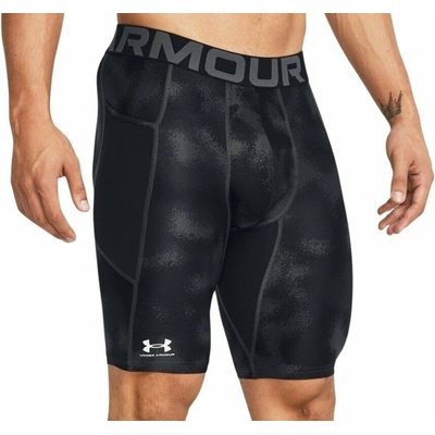 Under Armour Men's UA HG Armour Printed Long Shorts Black/White S Фитнес панталон