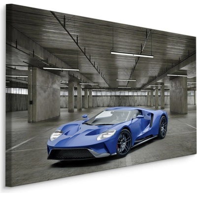 MyBestHome BOX Plátno Sportovní Auto V Garáži Varianta: 100x70
