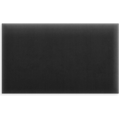 Čalouněný nástěnný panel Magic Velvet černý 50x40 cm obdélníkový