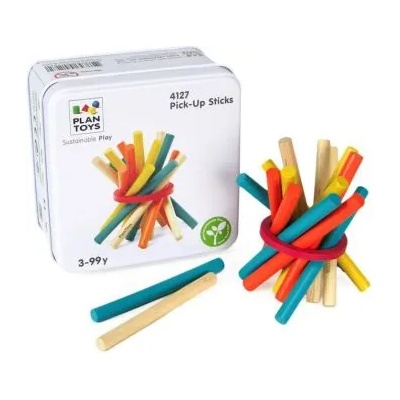 Plan Toys - Дървена мини игра - Микадо (4127)