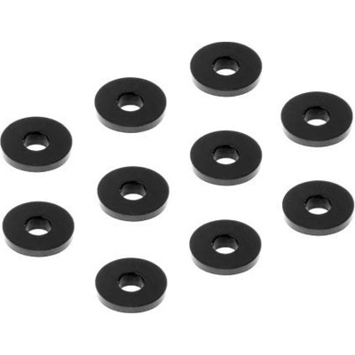 Xray ALU SHIM 3x9x1.0 MM BLACK 10
