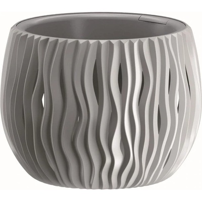 Prosperplast Květináč s vkladem SANDY BOWL šedý kámen 29 cm