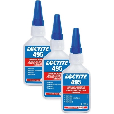 Loctite 495 sekundové lepidlo 50 g 3 ks