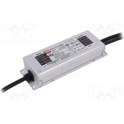 MEAN WELL ELG-75-24DA Napájecí zdroj: spínaný; LED; DALI; 75W; 24VDC; 3,15A; 100÷305VAC