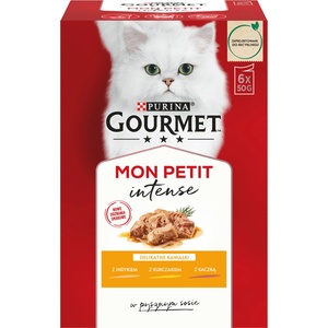 Gourmet mon Petit Cat Food - Птиче месо MIX 6x50g
