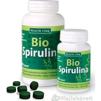 Health link Spirulina Bio tabliet 100 ks