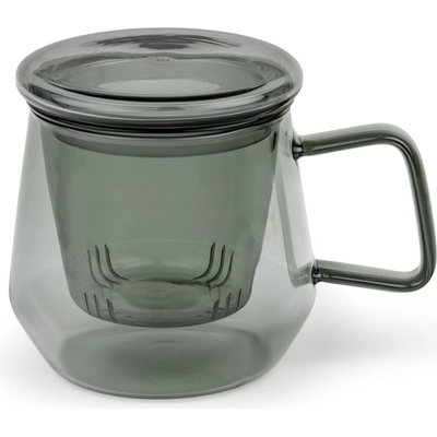 Bredemeijer Чаена чаша ЛИВОРНО 350 мл, черен, стъкло, Bredemeijer (BRED165041)