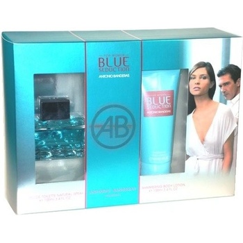 Antonio Banderas Blue Seduction woman EDT 100 ml + tělové mléko 100 ml dárková sada