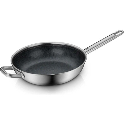 WMF Pánev na soté ULTIMATE PROFI RESIST 28 cm, stříbrná, nerezová ocel
