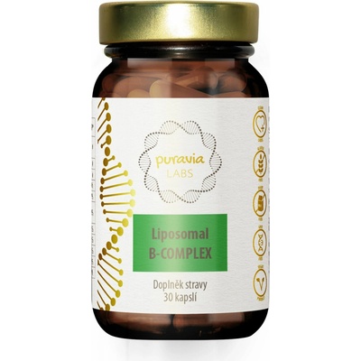 Puravia Labs Liposomálny B-komplex 30 kapsúl