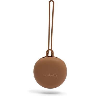 New Baby silikon obal na cumlík hnedá