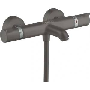 Hansgrohe Термостатичен смесител за вана и душ Hansgrohe Ecostat Comfort черен - матиран хром (13114340)