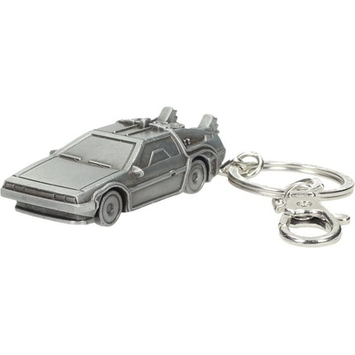 Prívesok na kľúče Back to the Future Metal Keychain DeLorean 7 cm