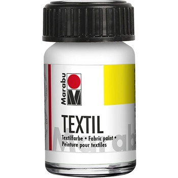 Marabu farby na textil 15 ml biela
