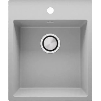 Image 1 of Твоят Стил Сива кухненска гранитна мивка Рига 45 XL 430 x 500 мм