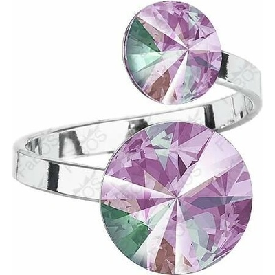 Swarovski Elements Rivoli vlepený krystal Prsten fialový 35050.1 Vitrail Light