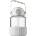 Buydeem DG78 Pop-Up Straw Glass Bottle 800 ml, Oats White (DG78-OW)
