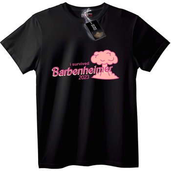 NOONEBRAND Тениска Оцелял от Barbenheimer 2023 - 5XL, Black