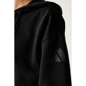 Adidas суичър с цип и качулка дамски с памук Soft Lux (KF6245)