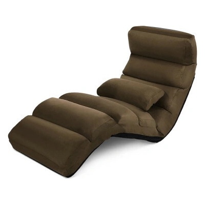 Costway HW53981 5násobně nastavitelné hnědé – Zboží Mobilmania