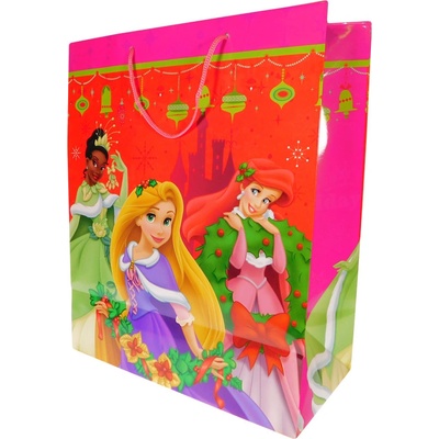 Vánoční dárková taška střední Disney Princezny (0737)