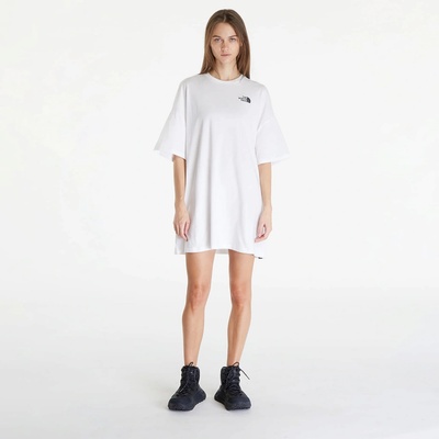 The North Face šaty W S/S Essential Tee Dress biela