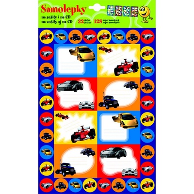 Samolepky na zošity pre chlapcov