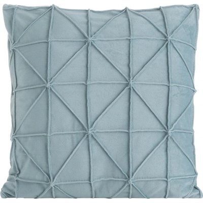 Eurofirany Velvet Squer svelotlomodrý svetlomodrá Zamat 40 x 40 cm