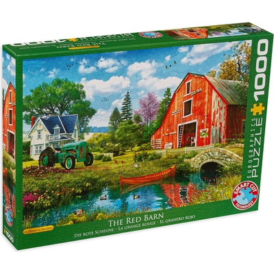 EUROGRAPHICS Пъзел Eurographics от 1000 части - Червената плевня, Доминик Дейвисън (60005526)