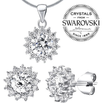 SILVEGO stříbrná souprava šperků se Swarovski Zirconia JJJS2488