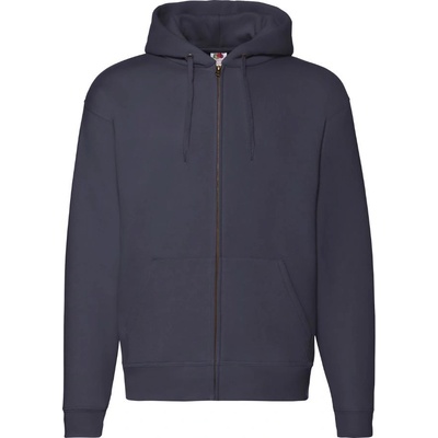 Fruit of the Loom Premium Hooded Sweat Jacket tmavá navy