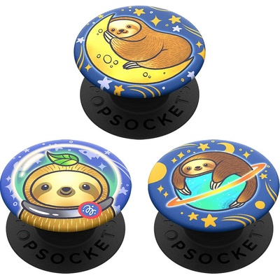 PopSockets PopMinis Lazy Space, leňochody vo vesmíre, 3 mini PopSockety