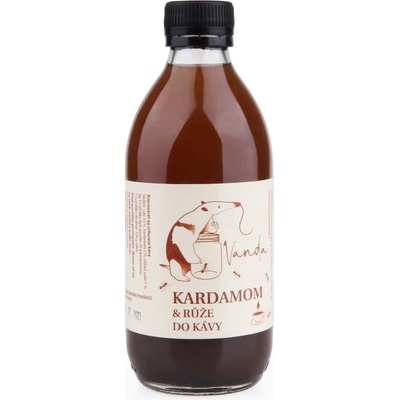 Vanda Vanda sirup do kávy Kardamom & růže 330 ml