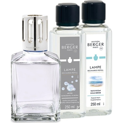 Maison Berger Paris Каталитична лампа Essentielle с неутрализатор на миризми Air Pur и аромат Океански Бриз (3398)