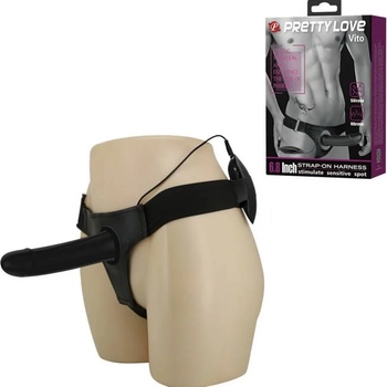 Вибриращ пенис колан с кухо дилдо, 17, 3см. - Pretty Love Vito (DEBRA01072)