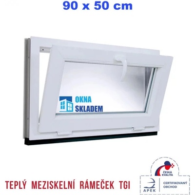 Errkado 90x50 cm bílé sklopné – Zboží Mobilmania