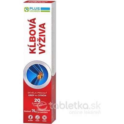 Plus Lekáreň Kĺbová výživa grep 20 šumivé tabliety