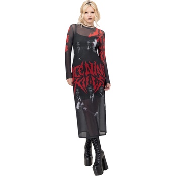 KILLSTAR Дамска рокля KILLSTAR x ICE NINE KILLS - Welcome To Horrorwood - Black - KSRA013109