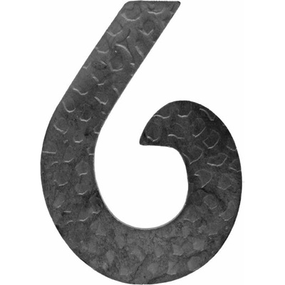 Číslica kovaná "6" h 120, t3mm