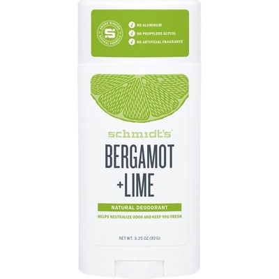 Schmidt's deostick bergamot a lime 75 g