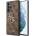 GUESS Гръб Guess PU 4G Metal Logo Case за Samsung Galaxy S22 Ultra - Черен