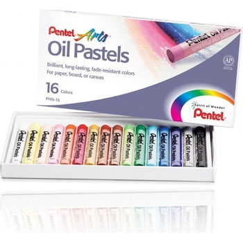 Pentel Olejové pastely 16 barev