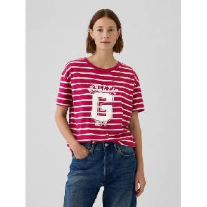 GAP Oversize тениска Gap Athletic GAP GAP | Cherven | ЖЕНИ | XXS