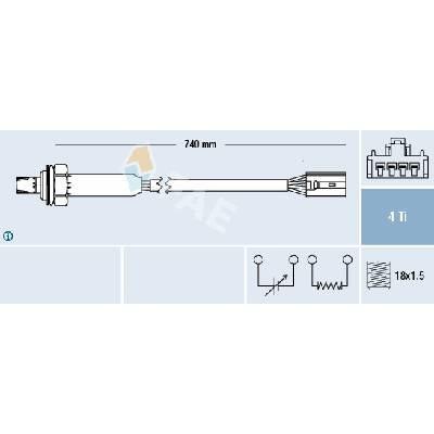 Lambda sonda FAE 77189