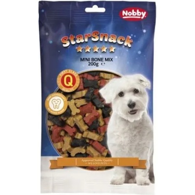 NOBBY Лакомство StarSnack Mini Bones Микс 200 гр БЕЗ ЗАХАР 79778