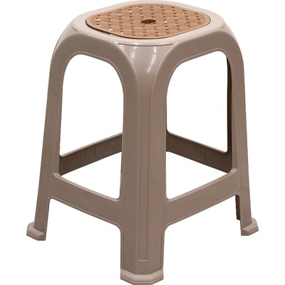 TopMebel С stool Desia от полипропилен в бежов цвят 35x35x45см
