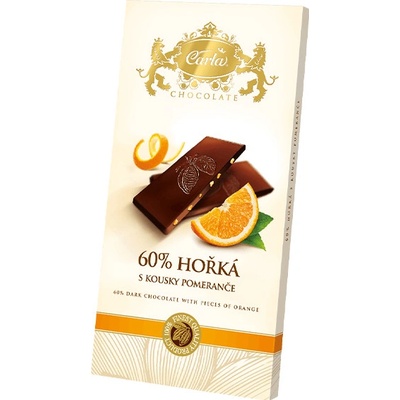 Carla hořká s kousky pomeranče 80 g