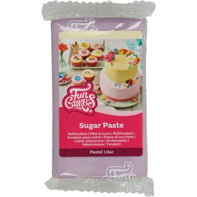 Fun Cakes Potahovací a modelovací hmota Fialová pastelová Pastel Lilac 250 g