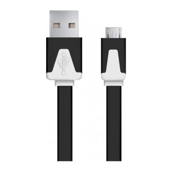 Esperanza EB183K - 5901299919842 Micro USB 2.0 A-B M/M, 1m, plochý, černý