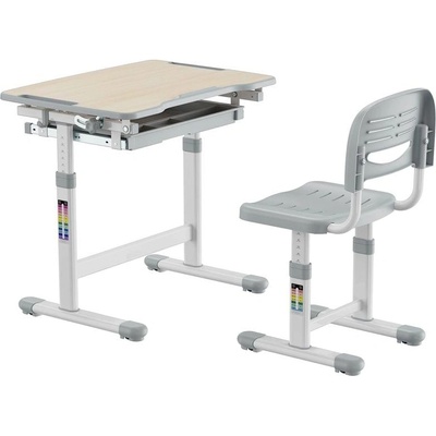 RFG Ергономичен чин и стол RFG Ergo Tech B207, ученически, сив ц (4020120670)